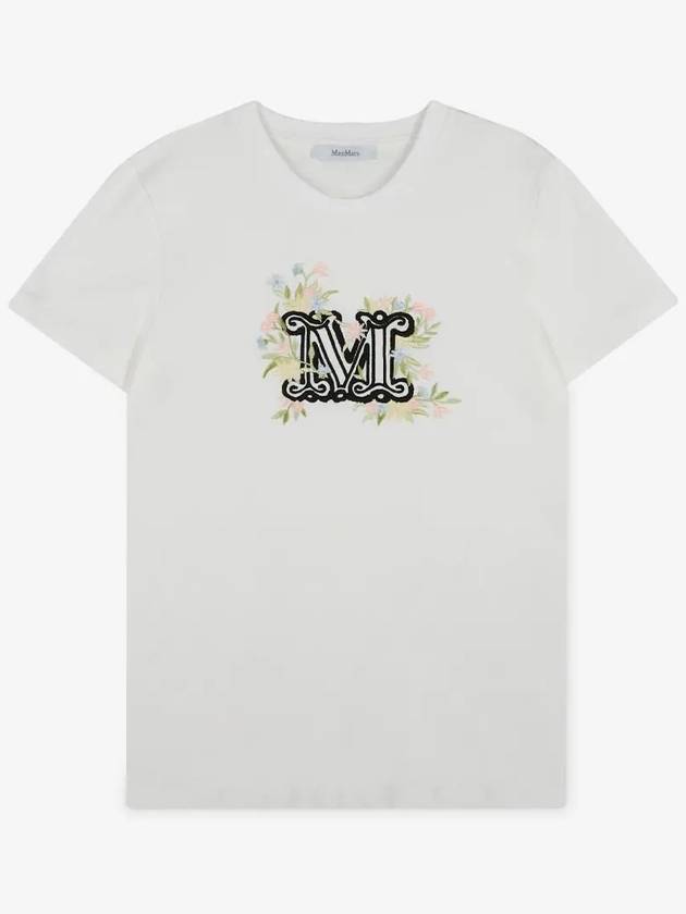 Women's Sacha Short Sleeve T-Shirt White - MAX MARA - BALAAN 3