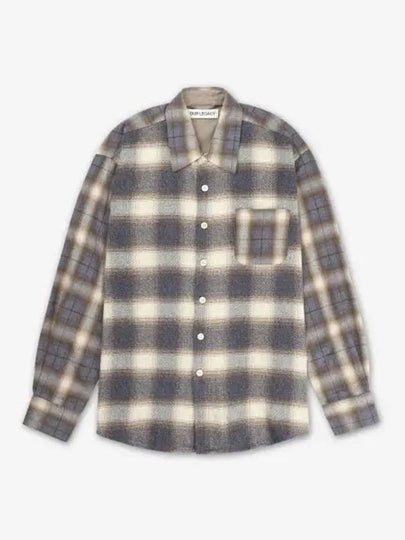 Doyle Check Lagger Flannel Long Sleeve Shirt Grey - OUR LEGACY - BALAAN 2