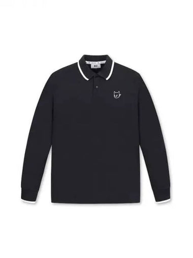 Golf Men s KY Pique Long Sleeve Polo T Shirt WMTBS24101BKX Domestic Product GQ0Z24012376514 - WAAC - BALAAN 1