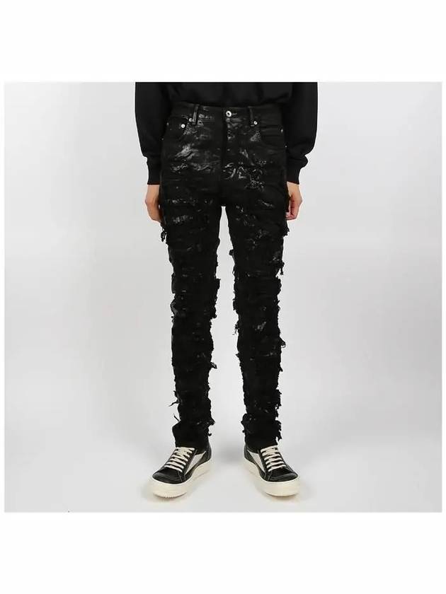 Luxor Detroit Low Rise Skinny Jeans Black - RICK OWENS - BALAAN 3