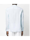 Cassel Linen Long Sleeve Shirt Light Blue - A.P.C. - BALAAN 6