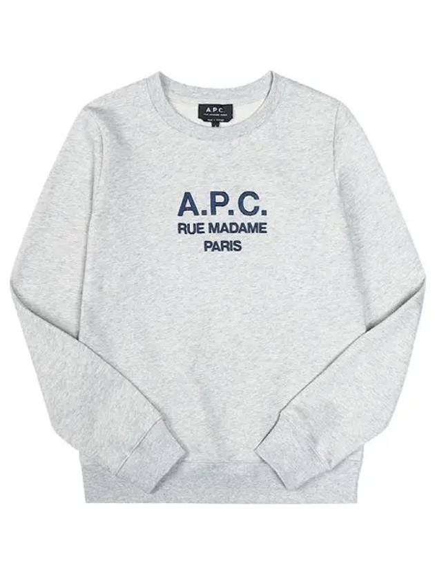 Women's Logo Tina Sweatshirt Ecru - A.P.C. - BALAAN.