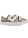 Vintage Check Low Junior Low Top Sneakers - BURBERRY - BALAAN 3