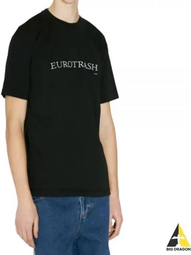 24 Leon Eurotrash Black A330005 T Shirt - EYTYS - BALAAN 1