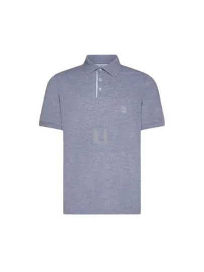 Logo Cotton Polo Shirt Grey - BRUNELLO CUCINELLI - BALAAN 2