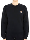 Fox Head Patch Regular Sweatshirt Black - MAISON KITSUNE - BALAAN 3