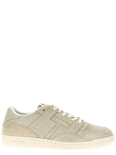 Jake Suede Low Top Sneakers Grey - TOM FORD - BALAAN 2