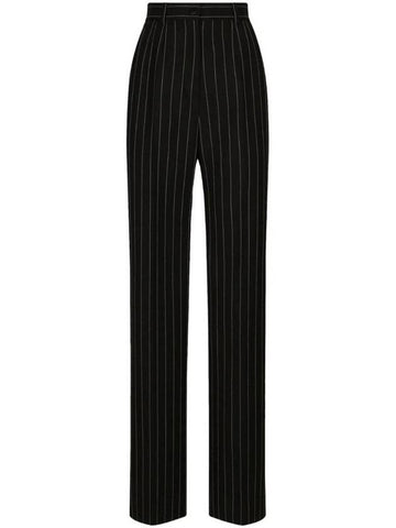 Striped High Waist Pants FTCPNTFR20A - DOLCE&GABBANA - BALAAN 1