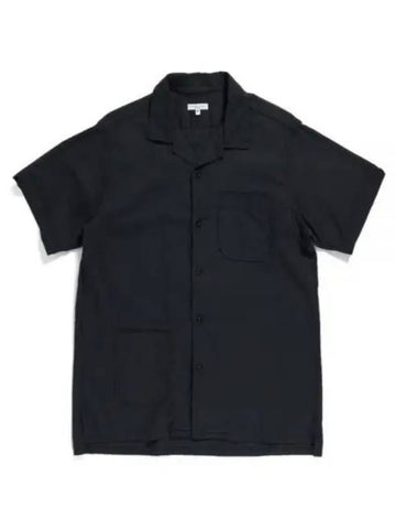 24 Camp Shirt B Black Cotton Handkerchief 24S1A004 OR015 SV071 - ENGINEERED GARMENTS - BALAAN 1