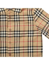 Vintage Check Stretch Cotton Long Sleeve Shirt Beige - BURBERRY - BALAAN 6