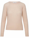 Women's Cashmere Knit Top Beige - MAX MARA - BALAAN.