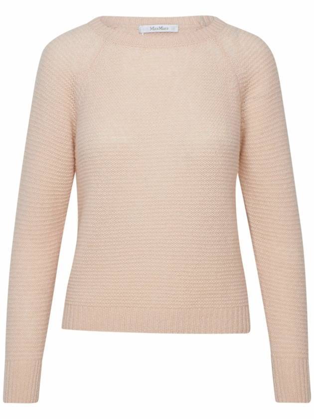 Women's Cashmere Knit Top Beige - MAX MARA - BALAAN.