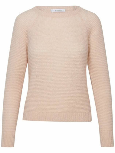 Women's Kiku Cashmere Knit Top Beige - MAX MARA - BALAAN 1