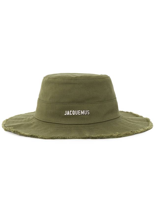 Le Bob Artichaut Cotton Bucket Hat Khaki - JACQUEMUS - BALAAN 3