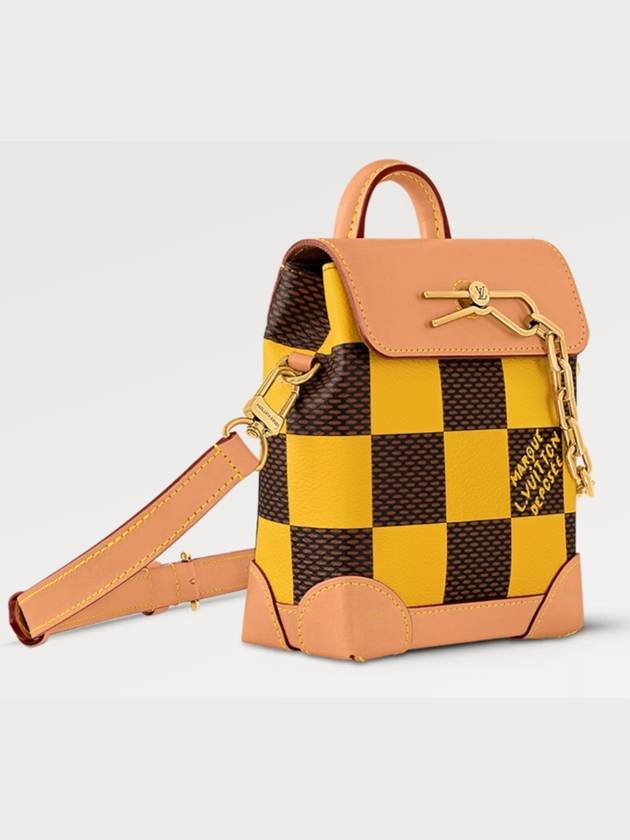 Nano Steamer Damier Cross Bag Yellow - LOUIS VUITTON - BALAAN 4