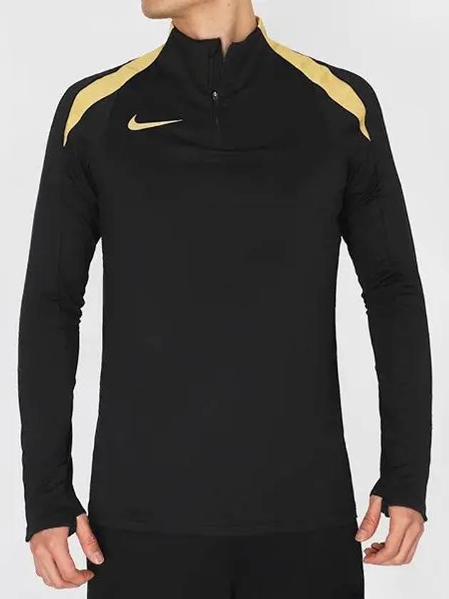 Dri-Fit Strike Half Zip Drill Long Sleeve T Shirt Black - NIKE - BALAAN 2