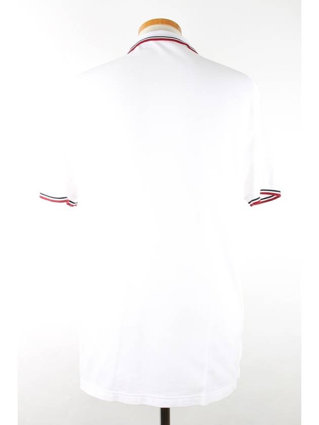 Logo three stripe PK short sleeve collar - PRADA - BALAAN 7