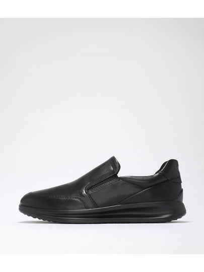 Aquet Leather Slip On Black - ECCO - BALAAN 2