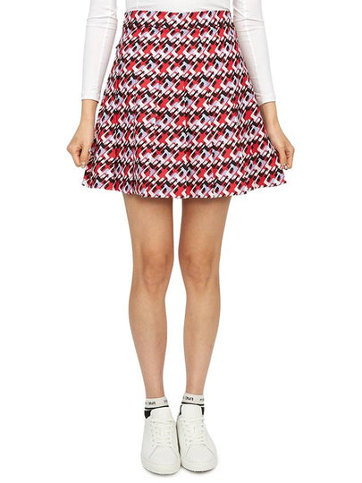 Women's Adina Print Pleat Skirt - J.LINDEBERG - BALAAN 2