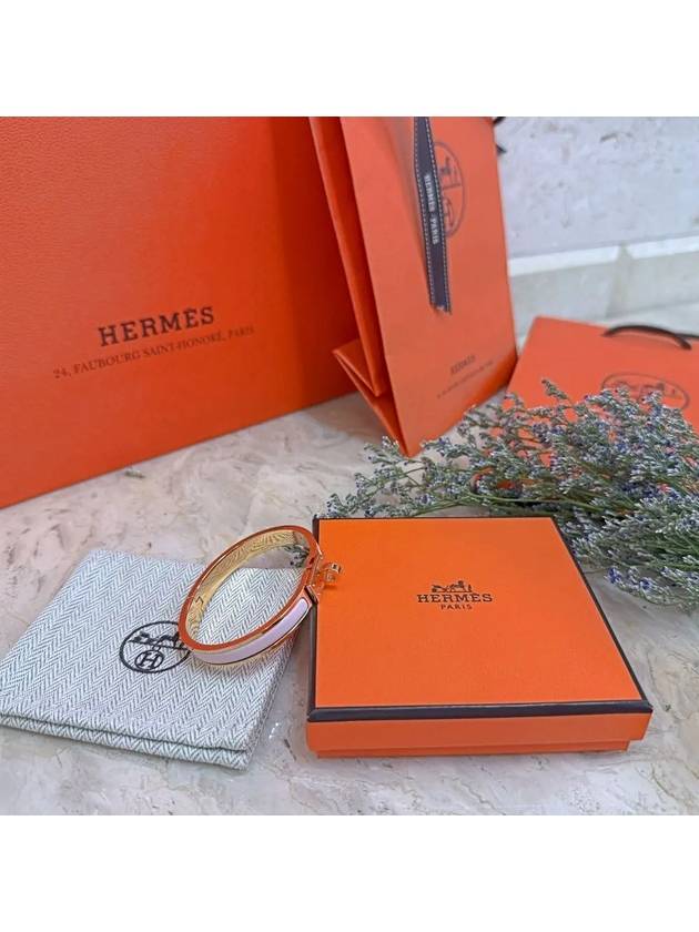 Mini Clic Kelly Bracelet Rose Gold - HERMES - BALAAN 9