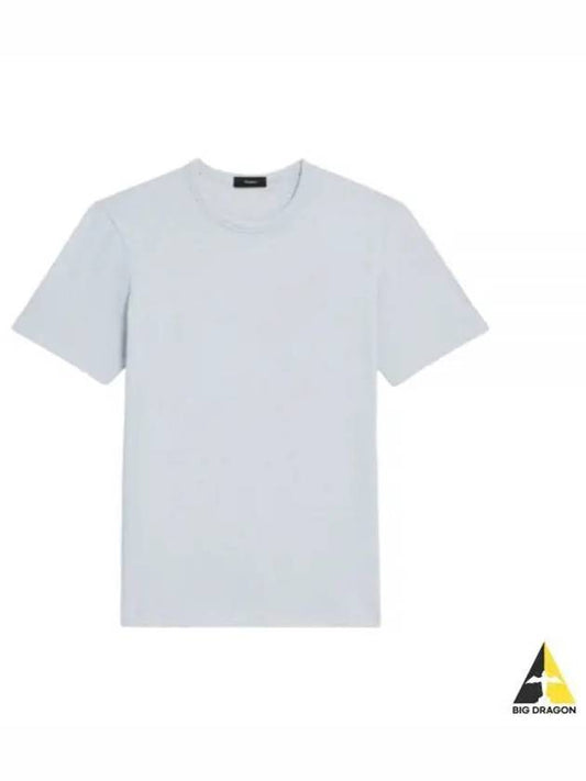 Men's Essential Cosmos Short Sleeve T-Shirt Light Blue - THEORY - BALAAN 2
