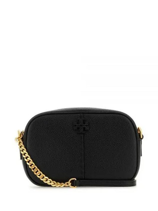 McGraw Logo Camera Shoulder Bag Black - TORY BURCH - BALAAN 2