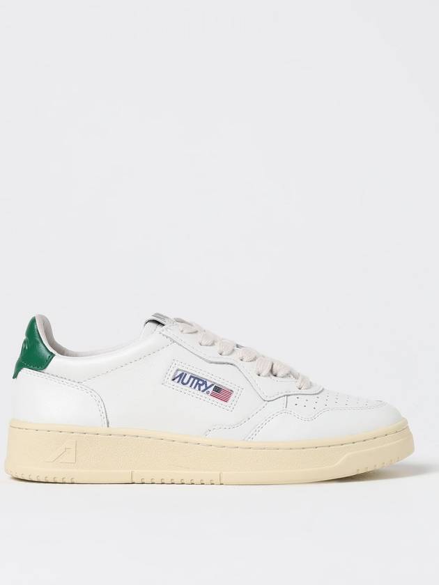 Medalist Green Tab Leather Low Top Sneakers White - AUTRY - BALAAN 2