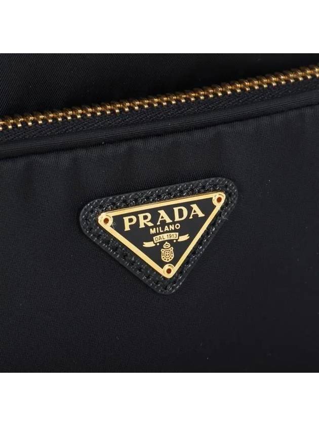 Duet Re-Nylon Bucket Bag Black Gold - PRADA - BALAAN 6