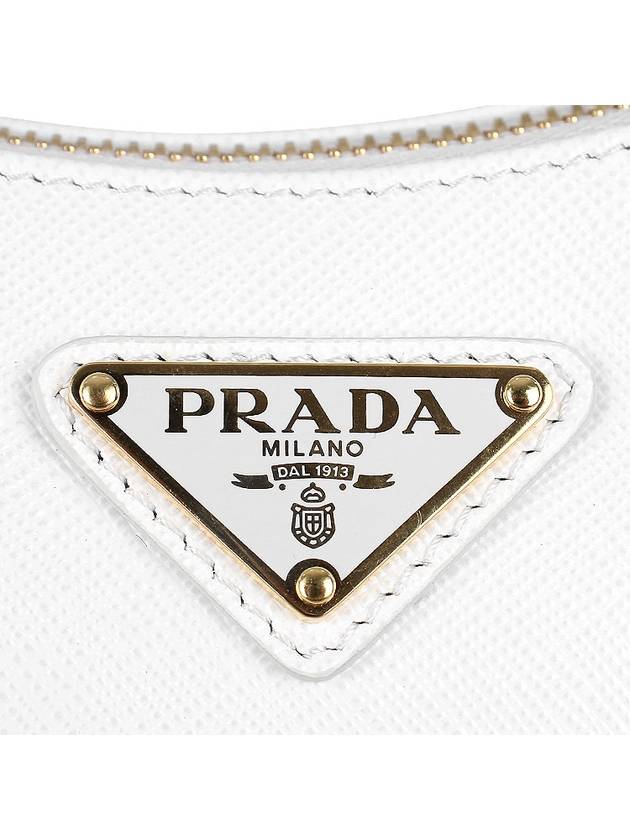 Re-Edition Saffiano Leather Mini Bag White - PRADA - 8