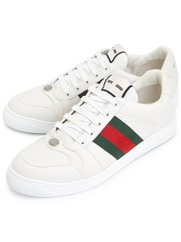 Screener Low Top Sneakers White - GUCCI - BALAAN 2