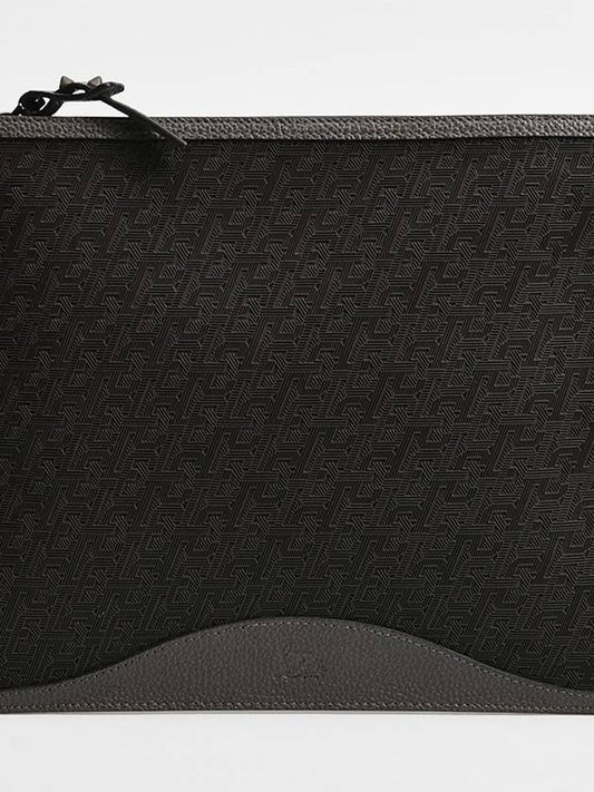 3215101 Pippucci Techno Clutch Bag Black E438 - CHRISTIAN LOUBOUTIN - BALAAN 1