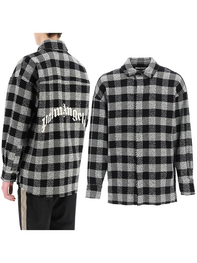 Checked over shirt jacket PMGA079F 21FAB002 - PALM ANGELS - BALAAN 1