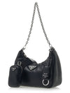 Re-Edition 2005 Padded Nappa Leather Shoulder Bag Black - PRADA - BALAAN 3