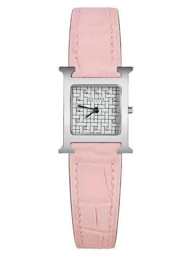 Heure H Small Model 25mm Watch Pink - HERMES - BALAAN 1