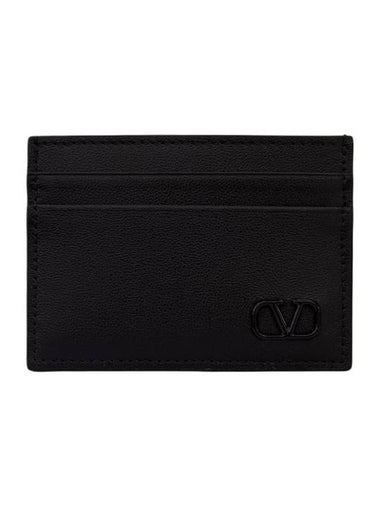 V logo signature card wallet 5Y2P0T83 - VALENTINO - BALAAN 1