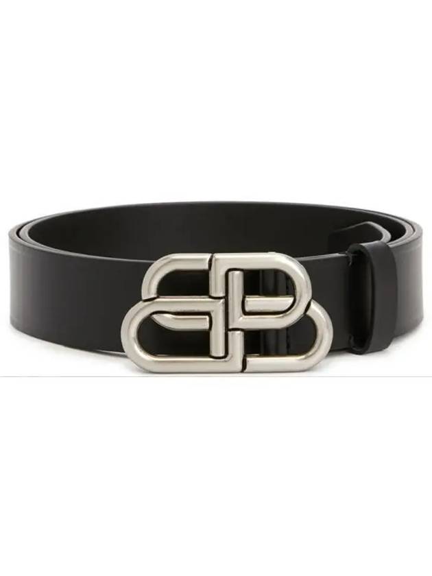 Men's BB Buckle Large Belt Black - BALENCIAGA - BALAAN 2