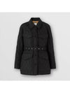 Diamond Quilted Nylon Canvas Field Jacket Black - BURBERRY - BALAAN 2