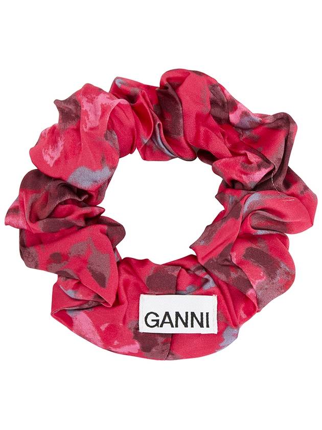 Satin Scrunchie Red - GANNI - BALAAN 2