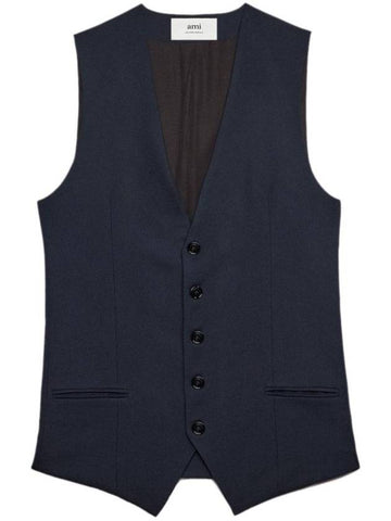 Wool Tailored Vest H23UBV753WV0026 - AMI - BALAAN 1