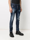 dark wash skater skinny jeans - DSQUARED2 - BALAAN.