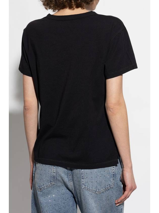 Zadig & Voltaire T-shirt Marta, Women's, Black - ZADIG & VOLTAIRE - BALAAN 4