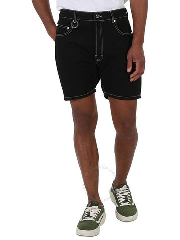 Etudes Men's Black Corner Denim Shorts, Brand Size 44 (US Size 34) - ETUDES - BALAAN 1