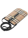 Vintage Check And Strap Phone Case Beige Black - BURBERRY - BALAAN.