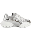 Men's Climber Low Top Sneakers Silver - VALENTINO - BALAAN.