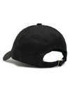 Slogan Embroidery Ball Cap Black - DROLE DE MONSIEUR - BALAAN 4