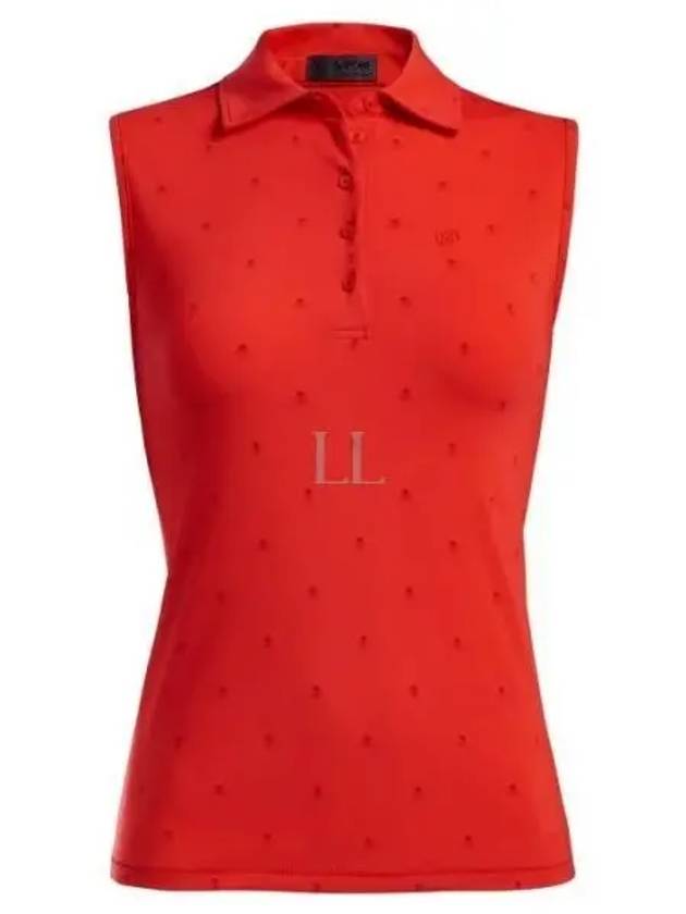 Golf Wear Women s Sleeveless T Shirt G4LS22K96 POPPY - G/FORE - BALAAN 2