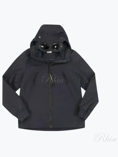 Shell-R Goggles Hooded Jacket Navy - CP COMPANY - BALAAN 2