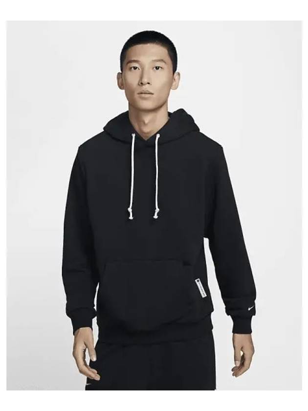 Standard Issue Men s Dry Fit Pullover Basketball Hoodie Black Pale Ivory FZ0219 010 719780 - NIKE - BALAAN 1