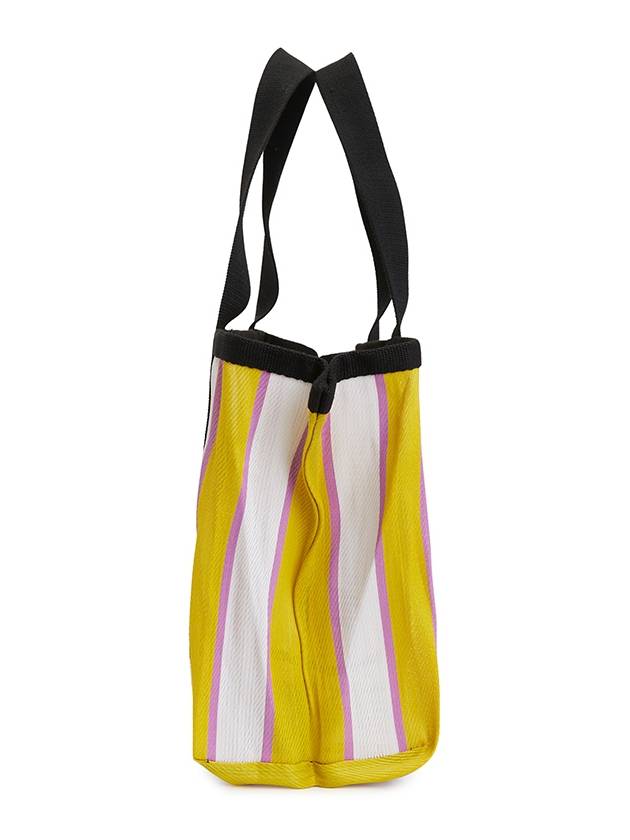 Darwen Striped Nylon Tote Bag Yellow - ISABEL MARANT - BALAAN 3