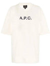 Moran Openwork Short Sleeve T-Shirt White - A.P.C. - BALAAN 2